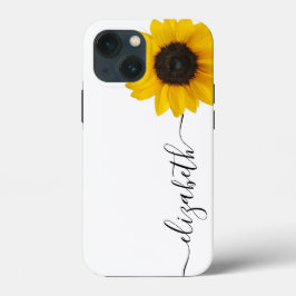Bright Solroskript Stem Namn iphone case