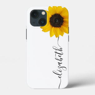Bright Solroskript Stem Namn iphone case