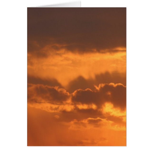 Bright Soluppgång Hälsningskort (Framsidan)