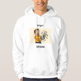 Bright Spark hoodie för elektriker