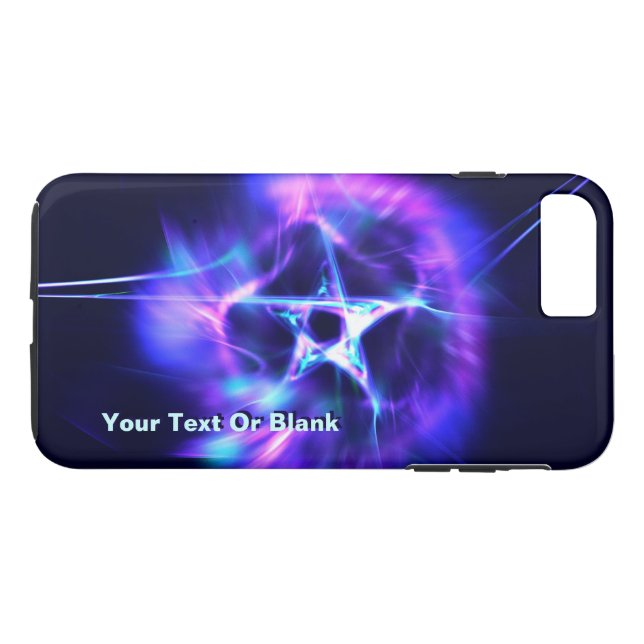 Bright Star Fractal Case-Mate iPhone Skal (Baksida (horisontal))