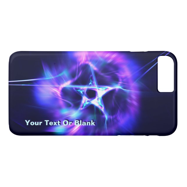 Bright Star Fractal Case-Mate iPhone Skal (Baksida (horisontal))