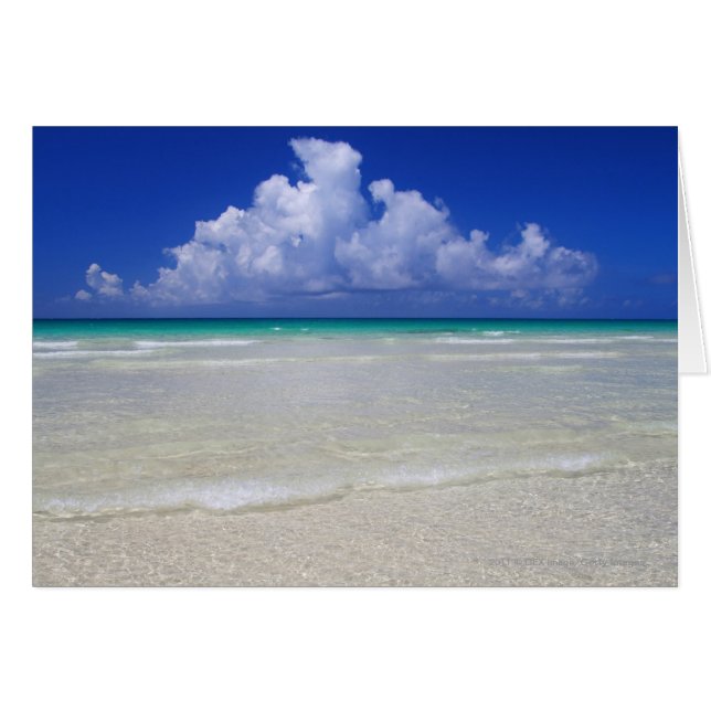 Bright strand hälsningskort (Framsidan Horizontal)