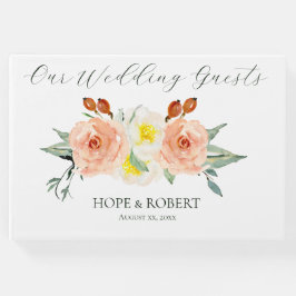 Bright Summer Flowers Bröllop Gästböcker