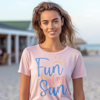 Bright Summer Roligt T-Shirt Linne Med Racerback
