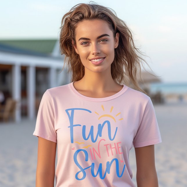 Bright Summer Roligt T-Shirt Linne Med Racerback (Skapare uppladdad)