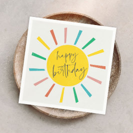 Bright Sun Script Barnkalas Pappersservett