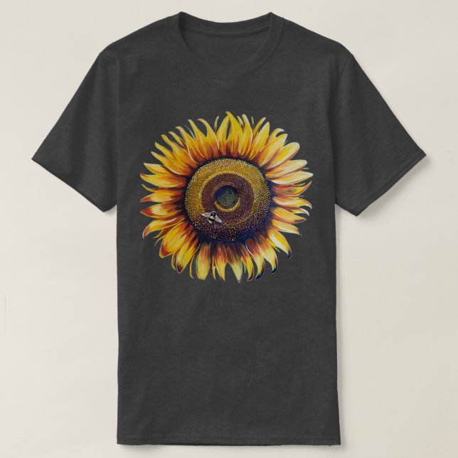 Bright Sunflower T Shirt (Design framsida)