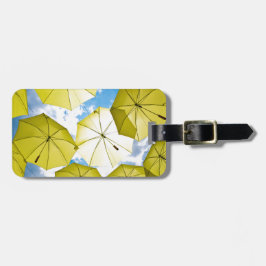 Bright Sunny Gult Umbrellas Bagagebricka