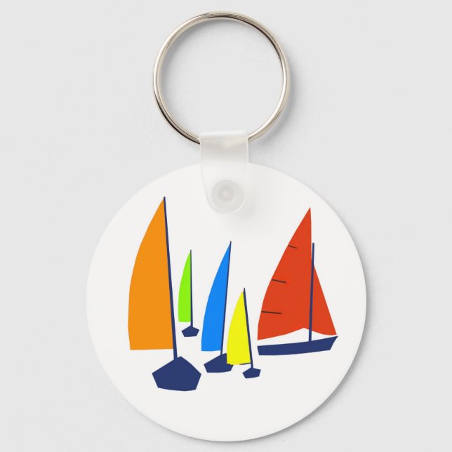 Bright Sunny Sailcraft Nyckelring (Framsida)