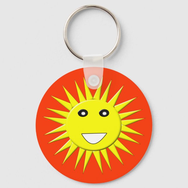 Bright Sunshine Keychain Nyckelring (Framsida)