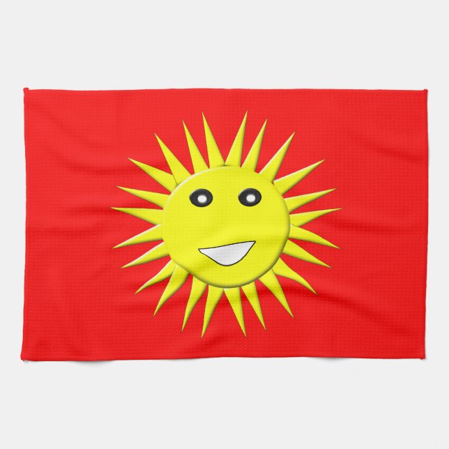 Bright Sunshine Kitchen Towel Kökshandduk (Horisontell)