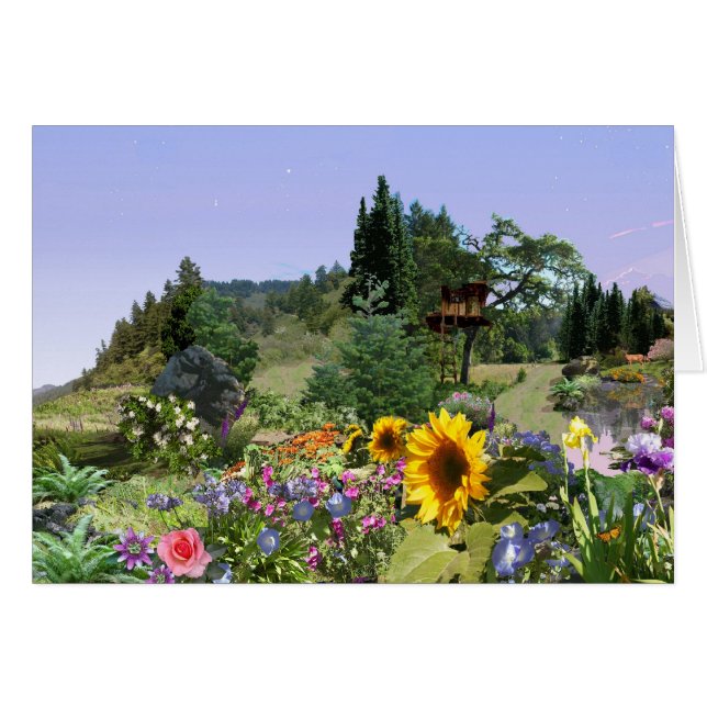 Bright, Sunshiny Day Hälsningskort (Framsidan Horizontal)