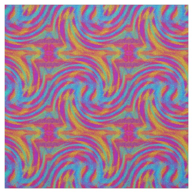 Bright Swirls Tyg (Provkarta)