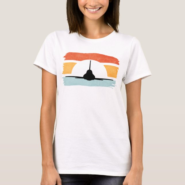 Bright T-38 Solnedgång T Shirt (Framsida)