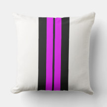 Bright Tropical Rosa Black Tävla Rand On White