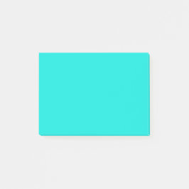 Bright Turcos Solid Färg Post-it Block