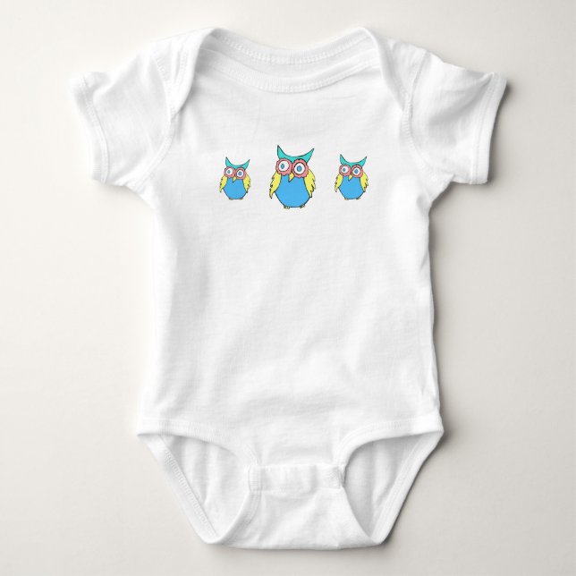 Bright Uggla Baby Creeper Tee (Framsida)