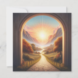 Bright Väg (Proverbs 4:18 ESV) Kort