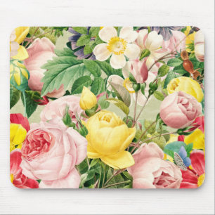 Bright Vintage Ro Blommigt Medley Musmatta