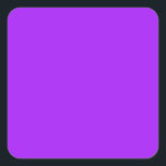 Bright Violet Fyrkantigt Klistermärke<br><div class="desc">Hellevande,  blå violett färg.</div>