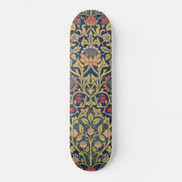 Bright Violet och Columbine (av William Morris) Mini Skateboard Bräda 18,5 Cm