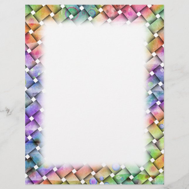 BRIGHT WEAVE Anpassade FLYERS (Framsidan)