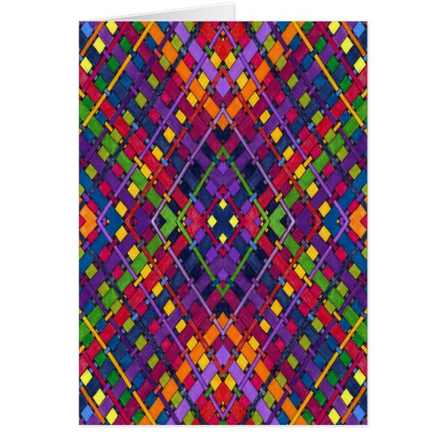 Bright Weave Hälsningskort (Framsidan)