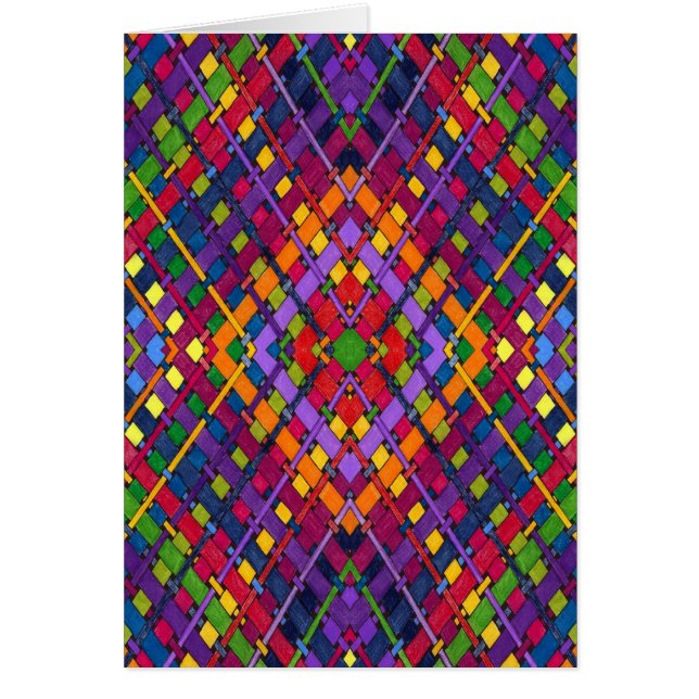 Bright Weave Hälsningskort (Framsidan)