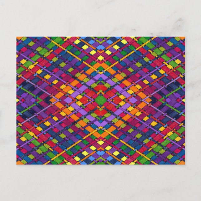 Bright Weave Vykort (Framsida)