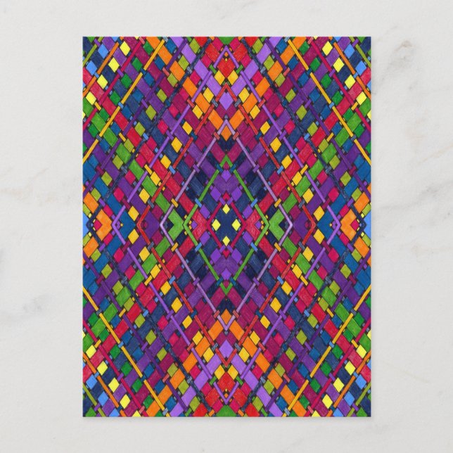 Bright Weave Vykort (Framsida)