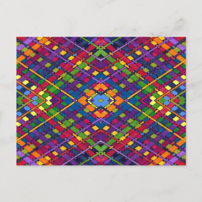 Bright Weave Vykort (Framsida)