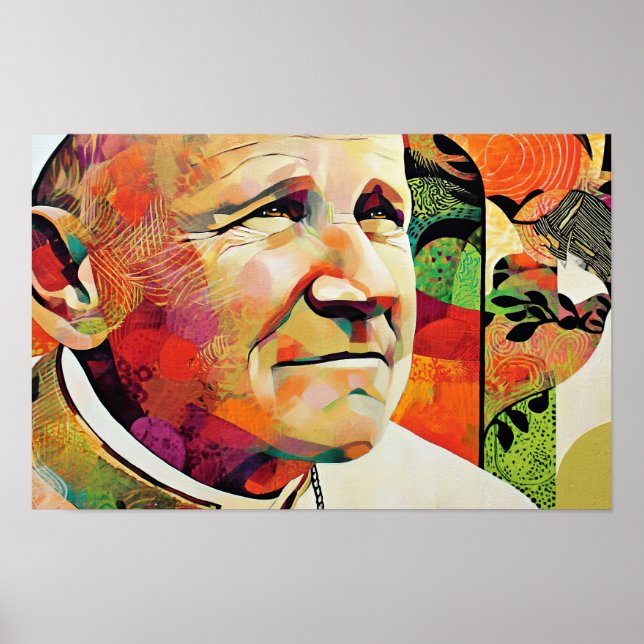 Bright Witness of Saint Johannes Paul II Poster (Framsidan)