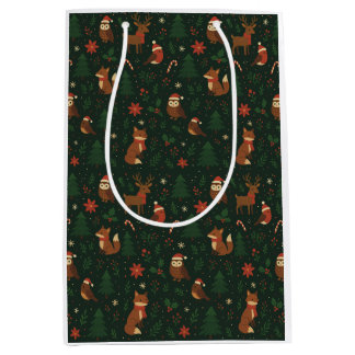 Bright Woodland God Seamless Mönster