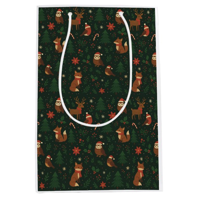 Bright Woodland God Seamless Mönster (Framsidan)