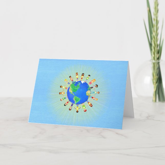 Bright World Notecards Kort (Framsida)