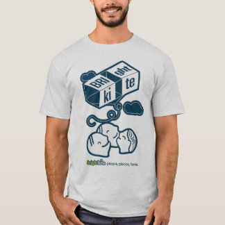 Brightkite.com folk, ställen, vänner tee