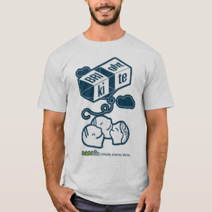 Brightkite.com folk, ställen, vänner tee shirt