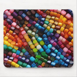 BRIGHTLY COLORED PLASTIC BEADS MUSMATTA