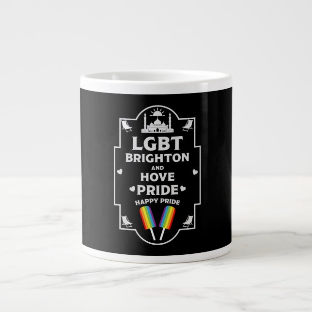 Brighton and Hove pride Jumbo Mugg (Framsidan)