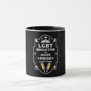 Brighton and Hove pride Mugg