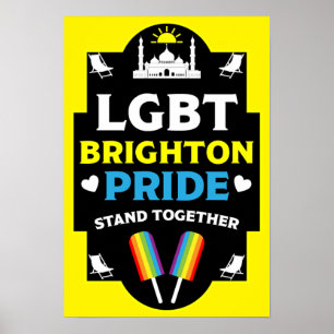 Brighton and Hove pride Poster