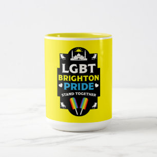 Brighton and Hove pride Två-Tonad Mugg