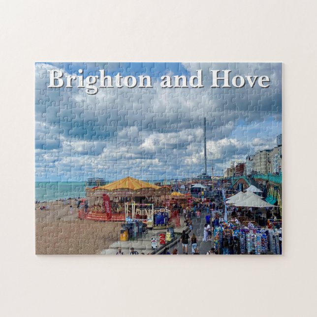 Brighton and Hove Seafront Photo Pussel (Horisontell)