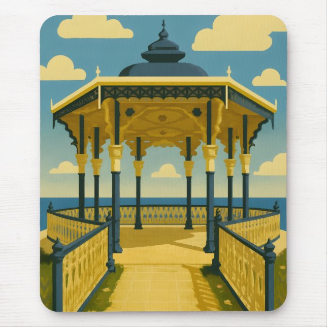 Brighton Bandstand - Kustarkitekturkonst Musmatta (Framsidan)