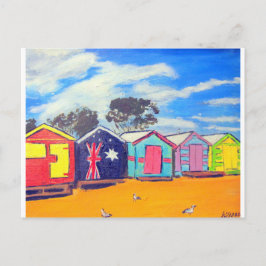 Brighton Bathing Boxes Vykort