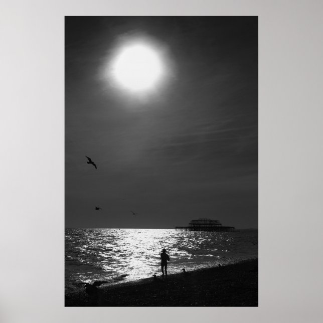 Brighton Beach England Poster (Framsidan)