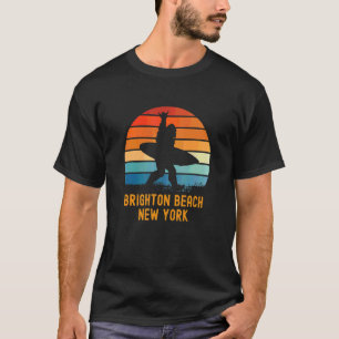 Brighton Beach New York Sasquatch Souvenir T Shirt
