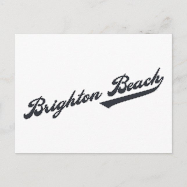 Brighton Beach Vykort (Framsida)