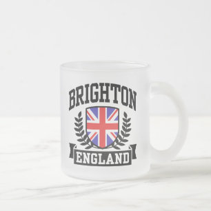 Brighton England Frostad Glasmugg